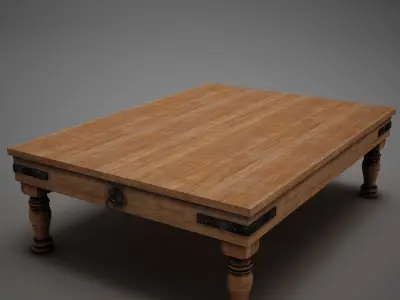Antique Coffe Table 3D model