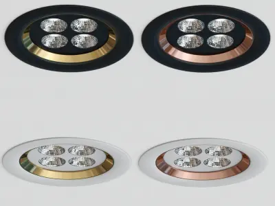 High Power Led Recessed Ceiling Spotlights 3D model
