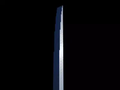 111 West 57th Street - NYC Low-poly 3D model