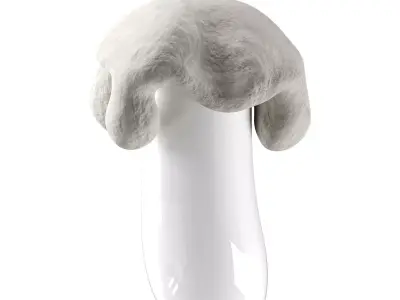 Pendant illuminated sculpture Low-poly 3D model