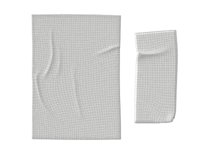 Rug Carpet Low-poly 3D model purchase