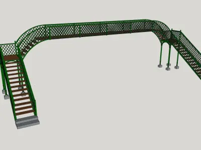 Pedestrian Bridge FCCA 3D model