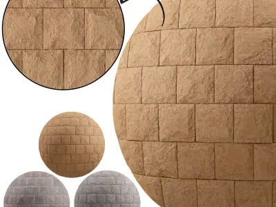 Brick Rockface 05 - Seamless Texture