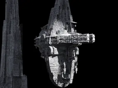 Jupiter Scouter Ship 8 3D model