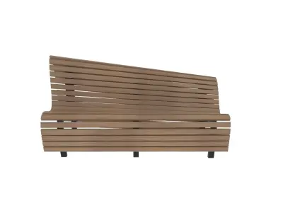 Park Sitting Bench 3D model
