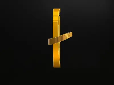 Warner Brothers Pictures Original Logo 3D model