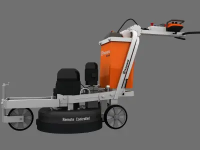 Concrete Floor Grinder Polisher Machine 3d Model 3D model