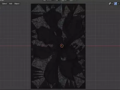 Modern floral Relief Panel Wall Decor Set STL Mural CNC 350 3D model