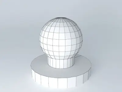 Light Bulb in holder Free 3D model