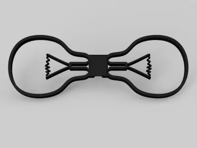 Light Bulb Bow Tie 3D print model