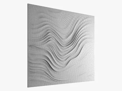 wave wall 40 3D model