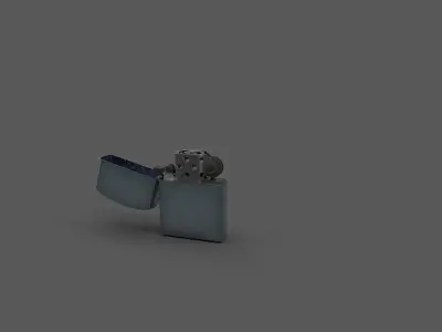 Realistic Lighter 3D model