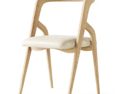 Progetto dining chair 3D model
