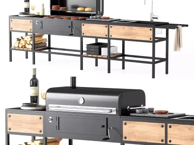 Barbecue 53 3D model