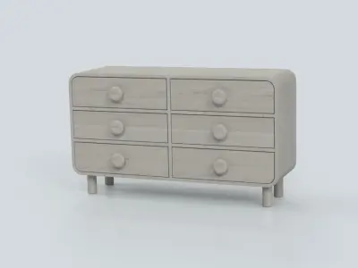 MINIATURE DOLLHOUSE BEDROOM TABITHA  FURNITURE SET 3D print model