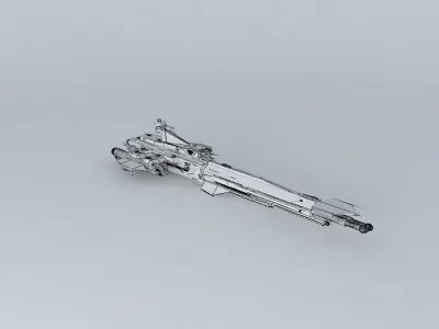 Marauder Class Assault Frigate AF113A  3D model