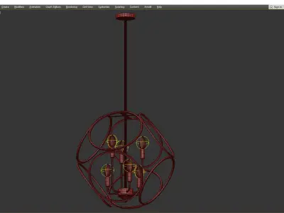 SORRENTO CHANDELIER Low-poly 3D model