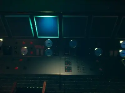 Sci-fi Control Panel Desk - Low Poly PBR Game Ready Low-poly 3D model