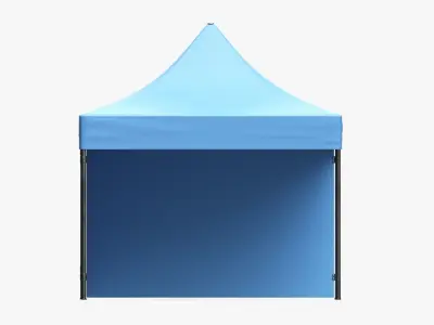 Display tent mockup 02 3D model