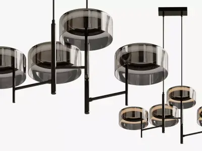 Pendant Light Tower 3D model
