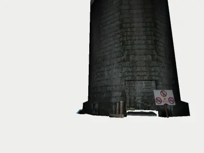 Abandoned Fully-Equipped Medieval Wizard Tower 3D model