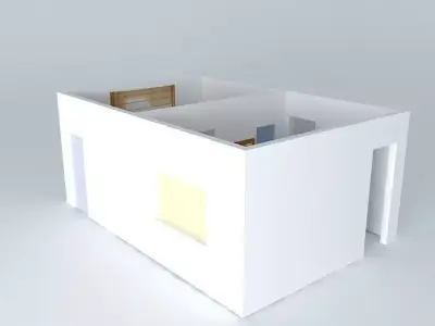 Living room interior Free 3D model