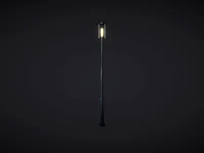 Lamp Post 01 3D model