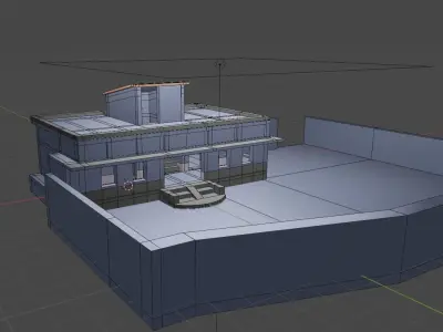 village house Free 3D model