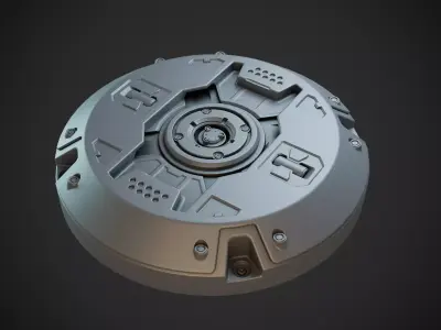  Mecha sci-fi  showcase printable model 3D print model