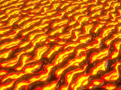 Stylized Lava Texture Texture