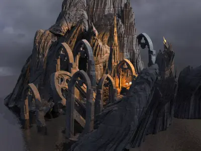 Khazaddum Fortress 3D model