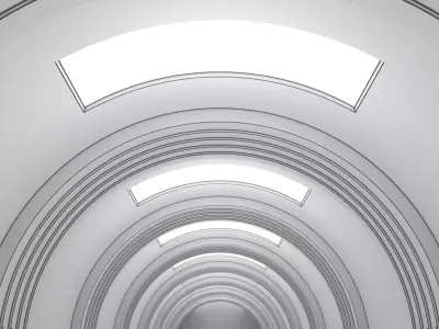 Sci Fi Tunnel 3D model