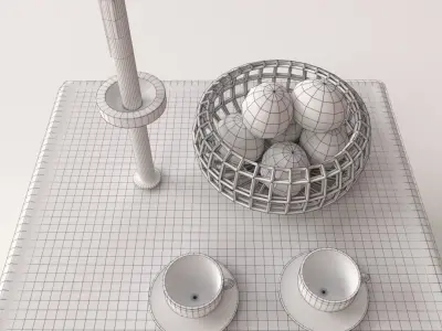 Dining Scene 3D model