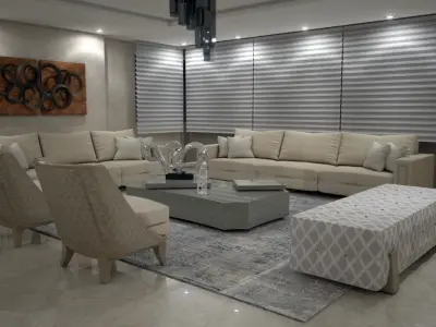 Inside apartment 3D model