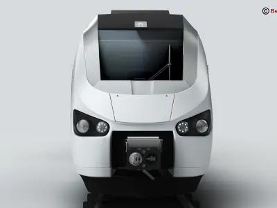 Commuter Train Generic  3D model