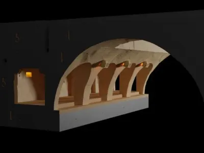 Jabbas Throne Room - Set 3 - Hangouts Area  1-18 scale Kenner 3D print model