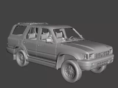 Toyota 4Runner Mk2 5door 1992 3D print model