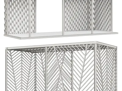 Gazebo scene outdoor 2 3D model