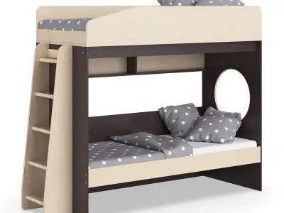 Legenda K10 with LP09 childrens modular bed 3D model