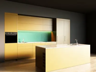 41-Kitchen5 matte 4 3D model