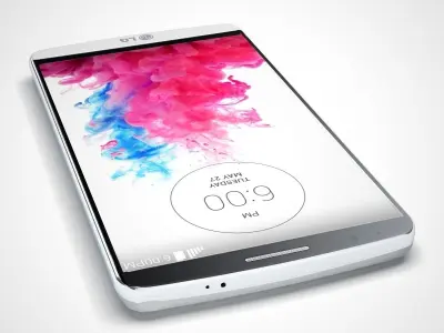 LG G3 Silk White 3D model