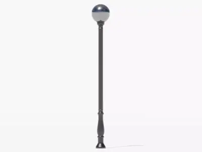 Street Lamp Post Low-poly 3D model