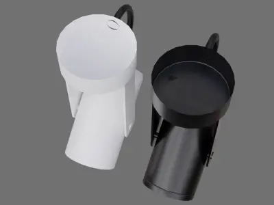 Spotlight 2 wall lamp Low-poly 3D model