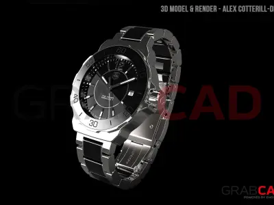 Tag Heuer Formula 1 Watch WAH1210BA0859 Free 3D model