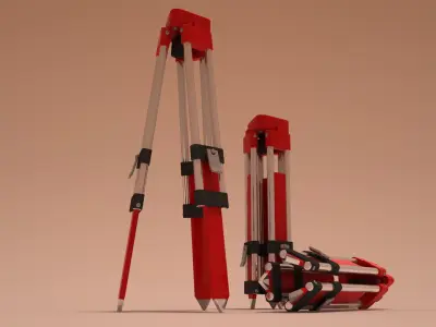 Hilti Tripod laser 3D model