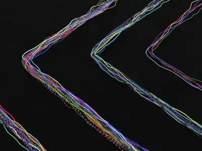 Floor Wires Cables Asset Pack 3D model