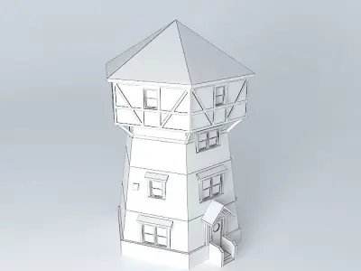 Water Tower  Free 3D model