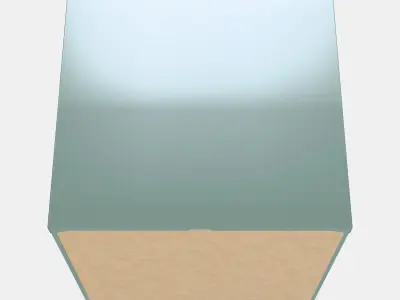 MALM Chest of 2 drawers 4 Low-poly 3D model