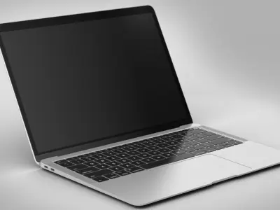 Subnotebook Silver 3D model