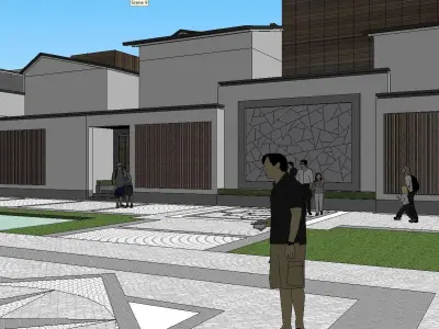 vacation spot-Resort-Fashion Leisure Hotel-0144 3D model